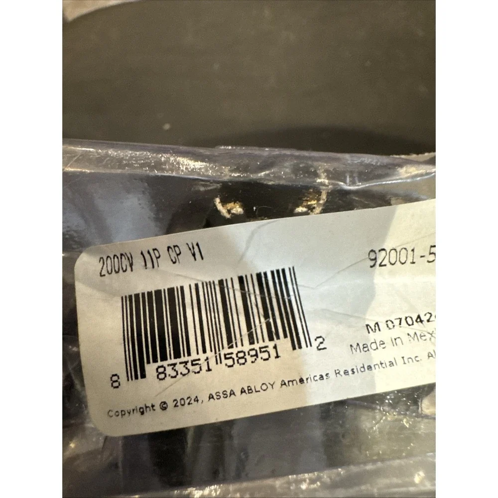 Kwikset Hall And Closet 200cv 11p Cp V1